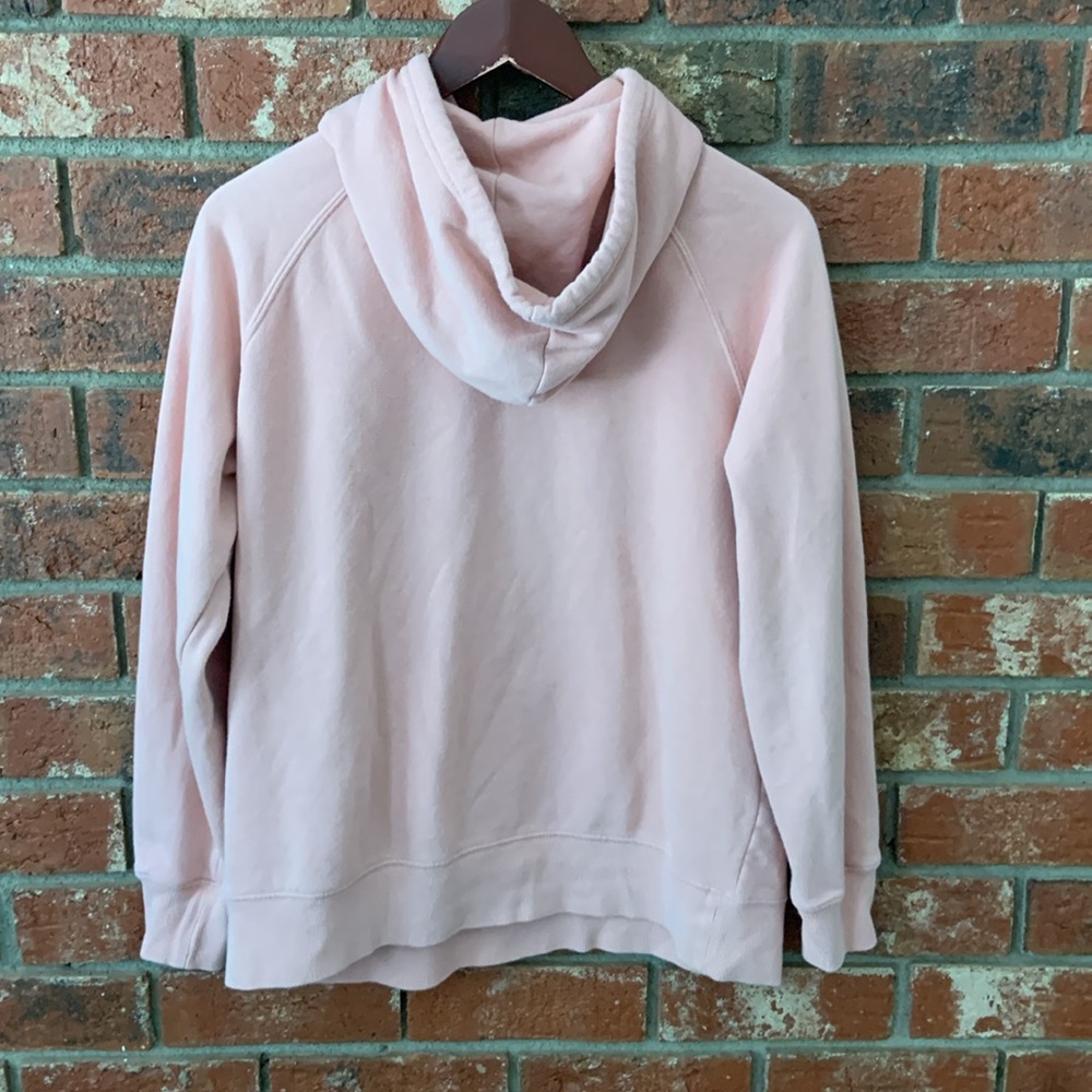 The North Face Light Pink Logo Hoodie Pullover - Picture 7 of 8